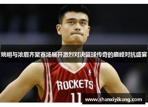 姚明与浓眉齐聚赛场展开激烈对决篮球传奇的巅峰对抗盛宴